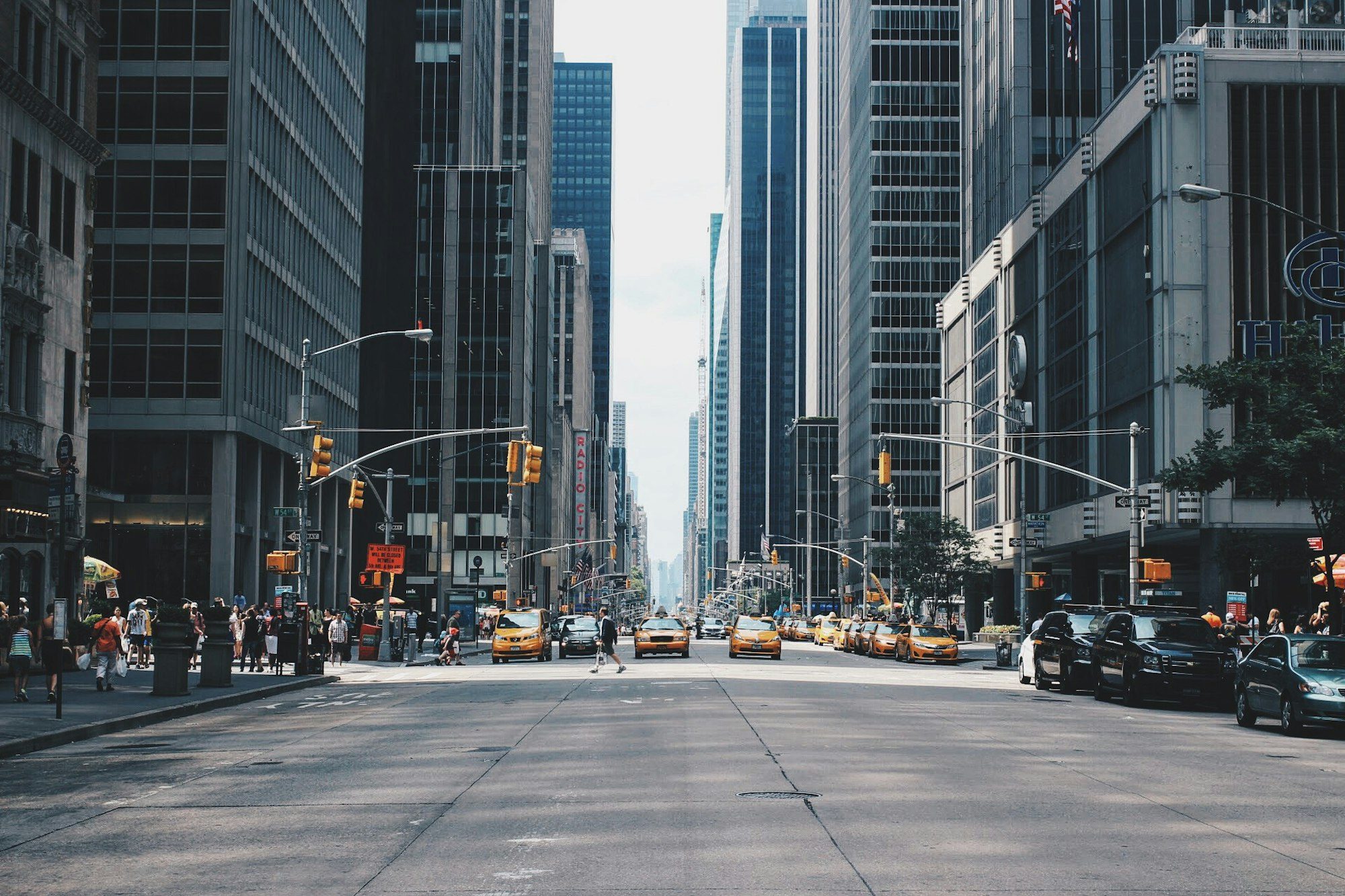 Urban mobility at dusk