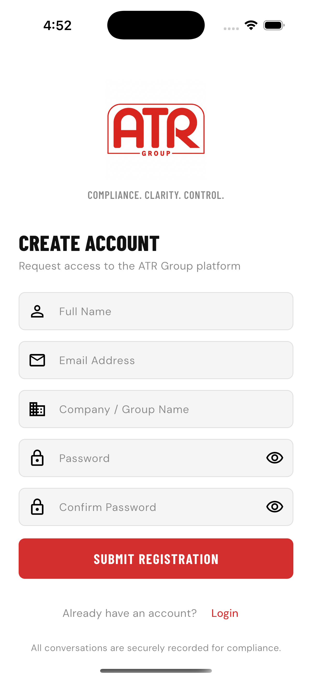 ATR GROUP — screenshot 2