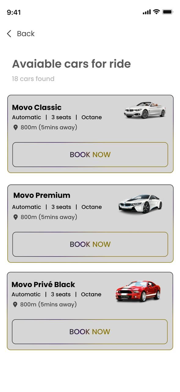 MOVO PRIVE — screenshot 3